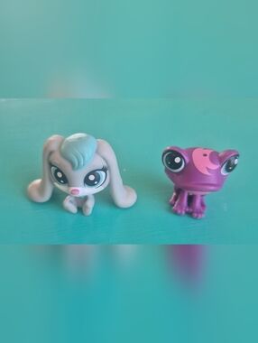LPS bunny And Frog Lps Figures Collectable Lps Pets